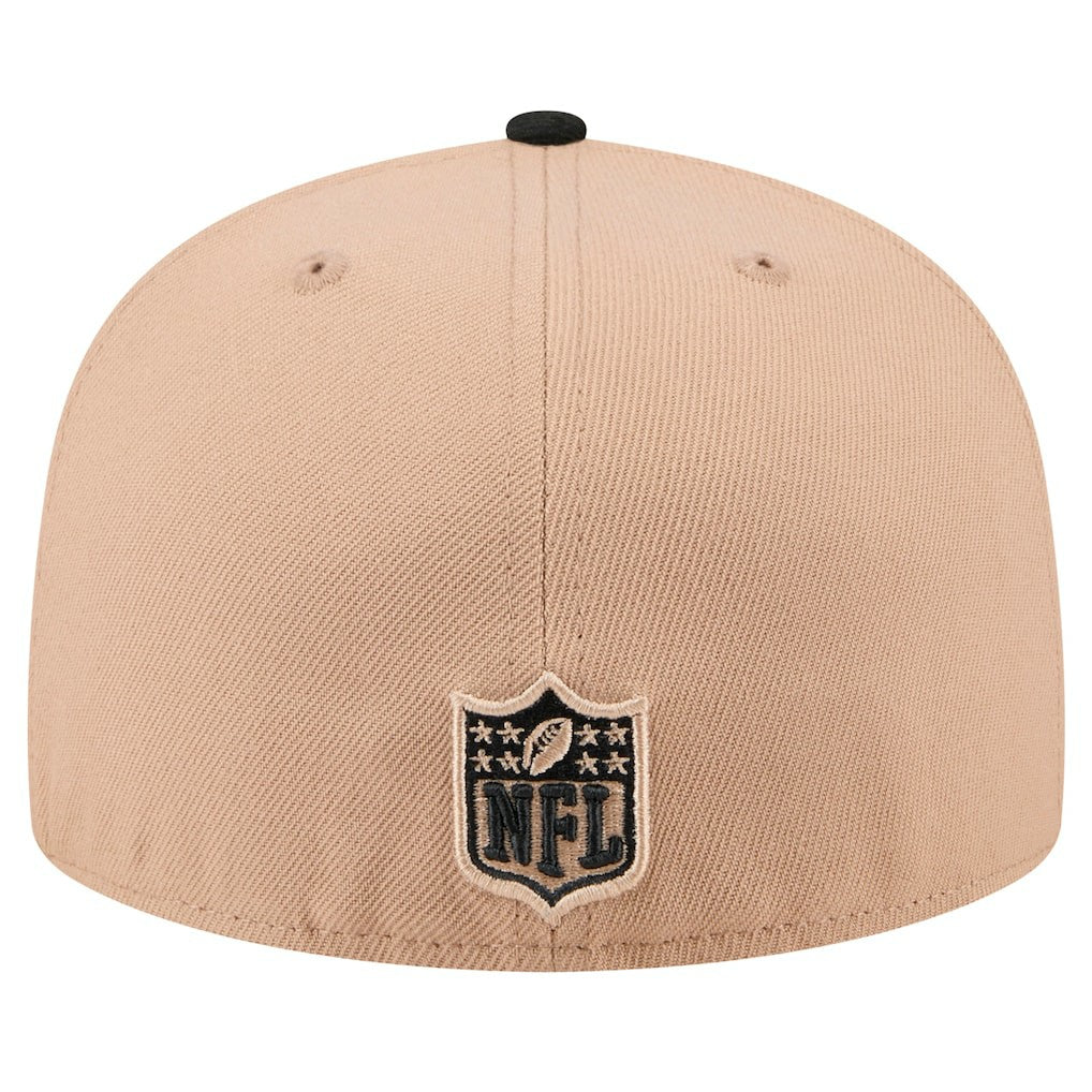 Cincinnati Bengals New Era Logo Main 59FIFTY Fitted Hat - Tan Hats