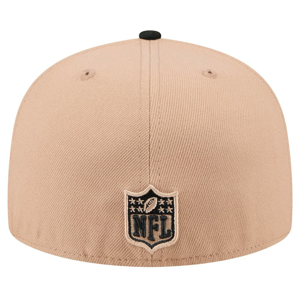 Cincinnati Bengals New Era Logo Main 59FIFTY Fitted Hat - Tan Hats