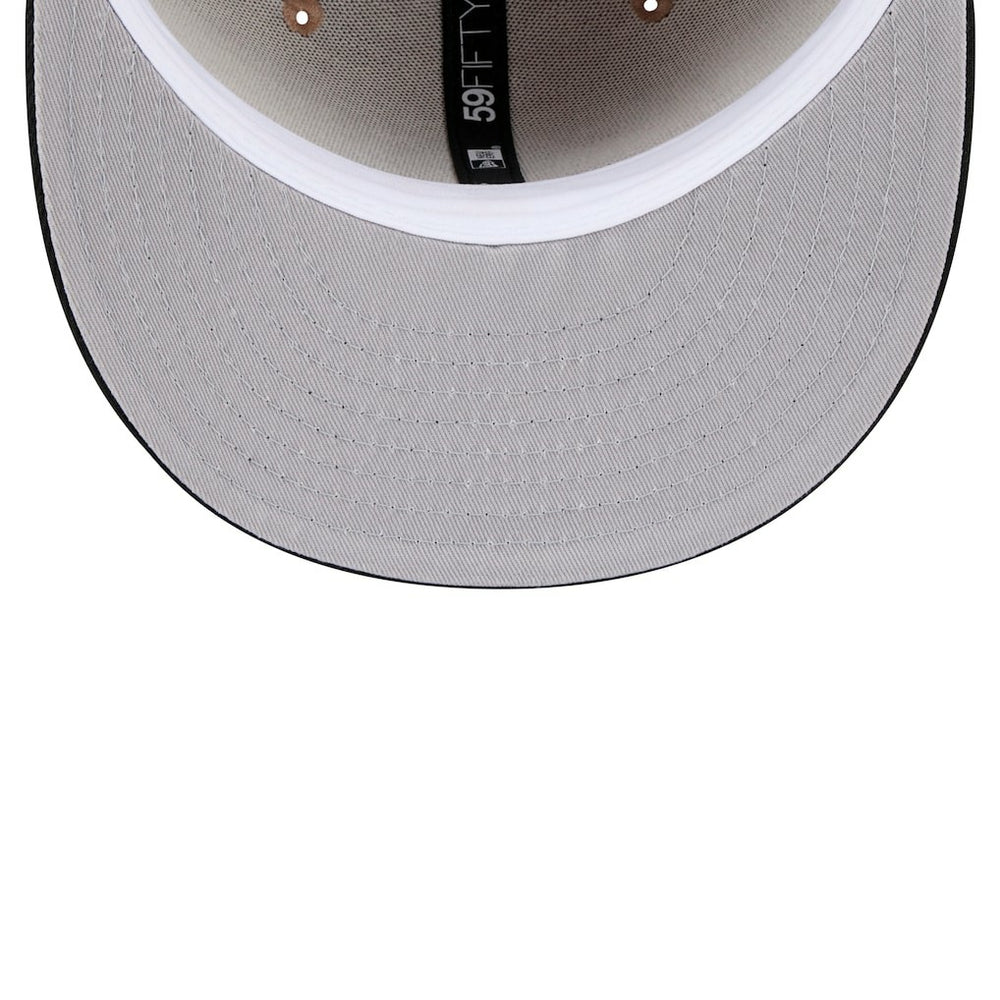 Cincinnati Bengals New Era Logo Main 59FIFTY Fitted Hat - Tan Hats