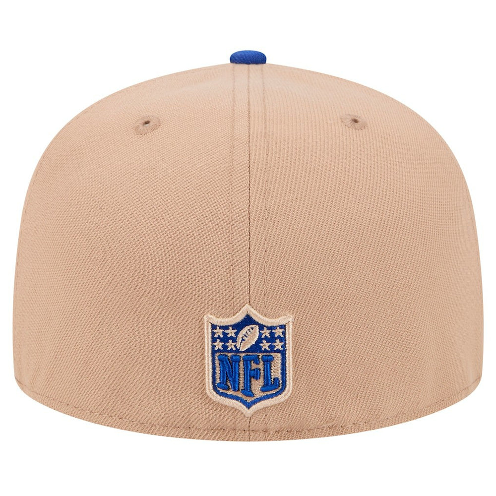 Buffalo Bills New Era Logo Main 59FIFTY Fitted Hat - Tan Hats