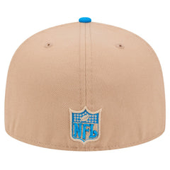 Detroit Lions New Era Throwback Logo Main 59FIFTY Fitted Hat - Tan Hats