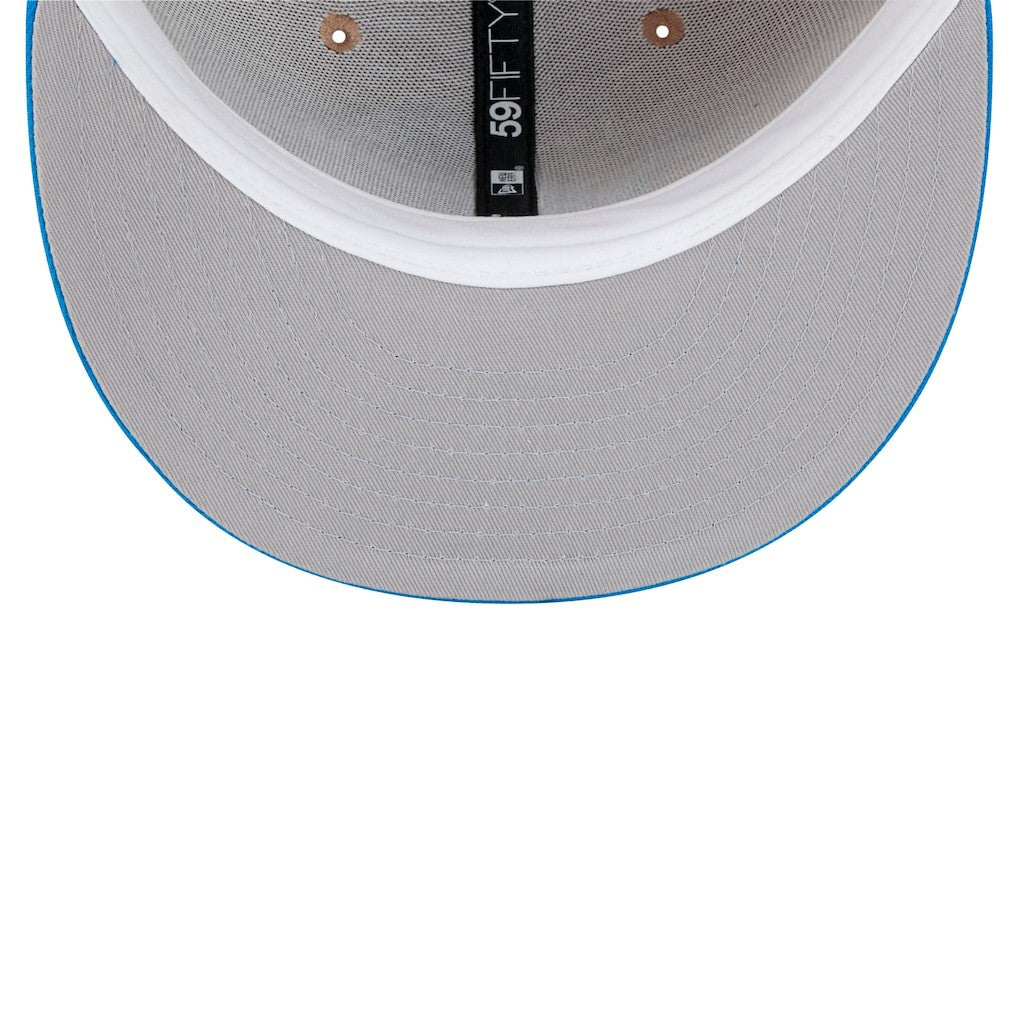 Detroit Lions New Era Logo Main 59FIFTY Fitted Hat - Tan Hats