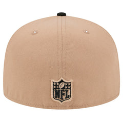New Orleans Saints New Era Logo Main 59FIFTY Fitted Hat - Tan Hats