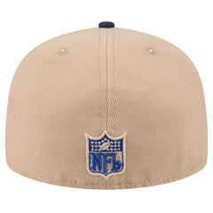 New York Giants New Era Wordmark Logo Main 59FIFTY Fitted Hat - Tan Hats