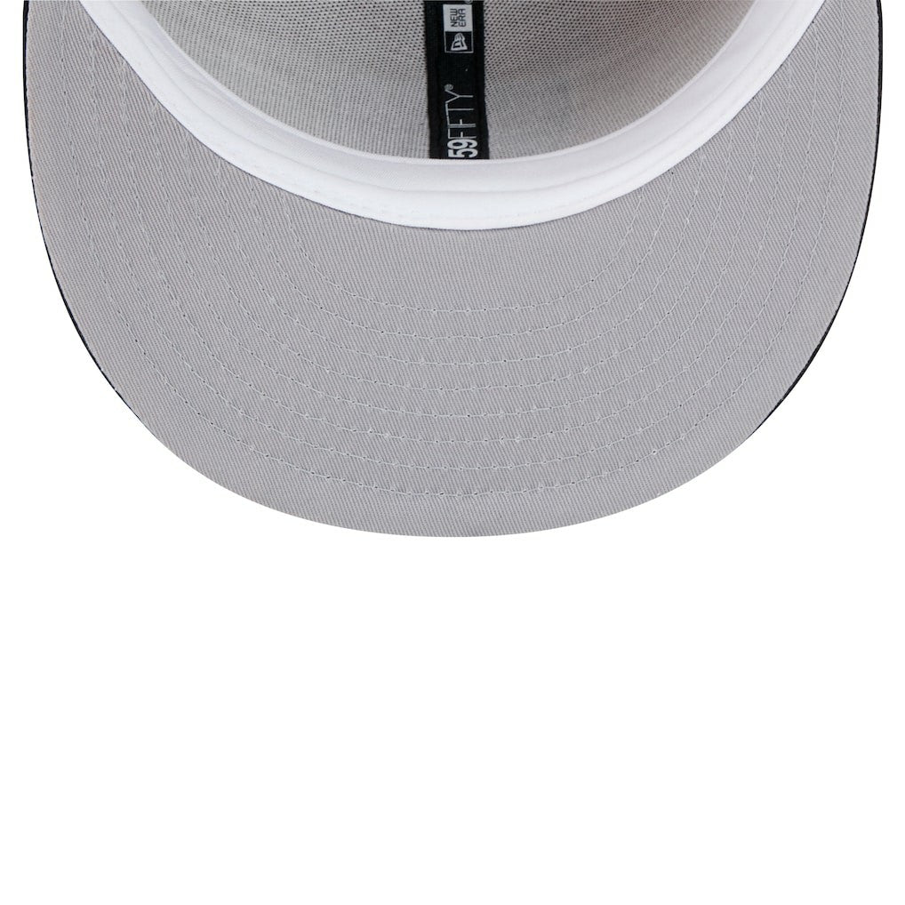 Las Vegas Raiders New Era Logo Main 59FIFTY Fitted Hat - Tan Hats