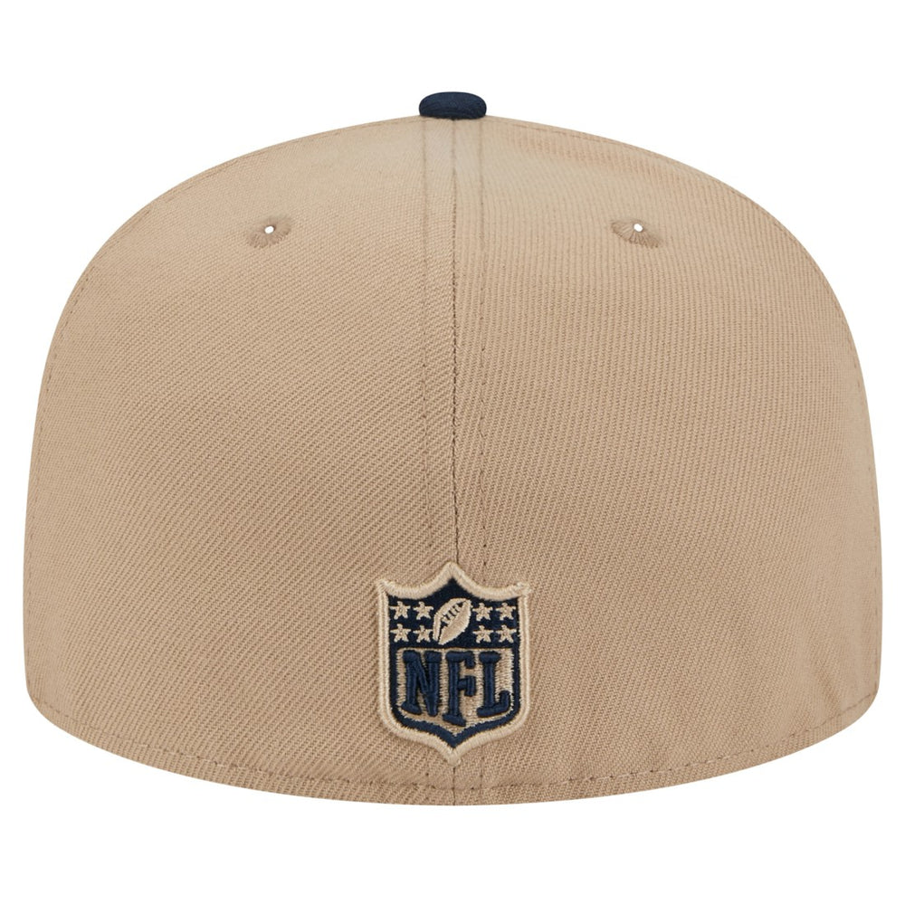Tennessee Titans New Era Logo Main 59FIFTY Fitted Hat - Tan Hats