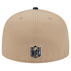 Tennessee Titans New Era Logo Main 59FIFTY Fitted Hat - Tan Hats