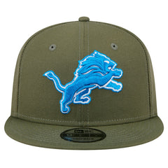 Detroit Lions New Era Main 9FIFTY Snapback Hat - Olive Hats