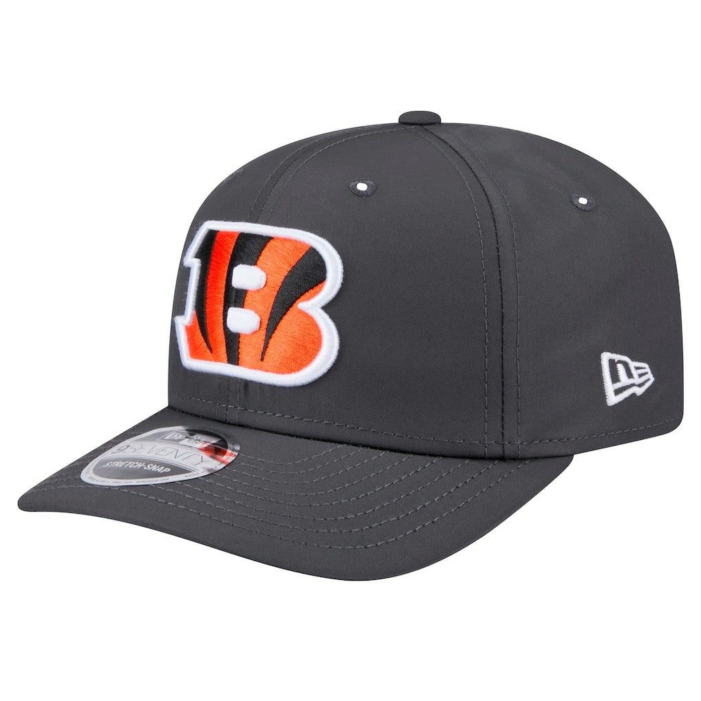 Cincinnati Bengals New Era Main 9SEVENTY Stretch-Snap Hat - Graphite Hats