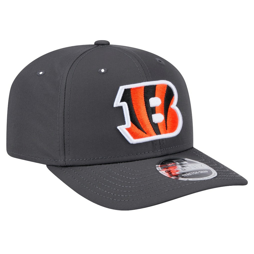 Cincinnati Bengals New Era Main 9SEVENTY Stretch-Snap Hat - Graphite Hats