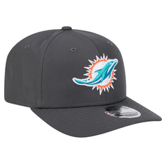 Miami Dolphins New Era Main 9SEVENTY Stretch-Snap Hat - Graphite Hats