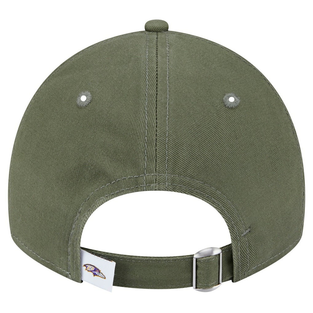 Baltimore Ravens New Era Main 9TWENTY Adjustable Hat - Olive Hats