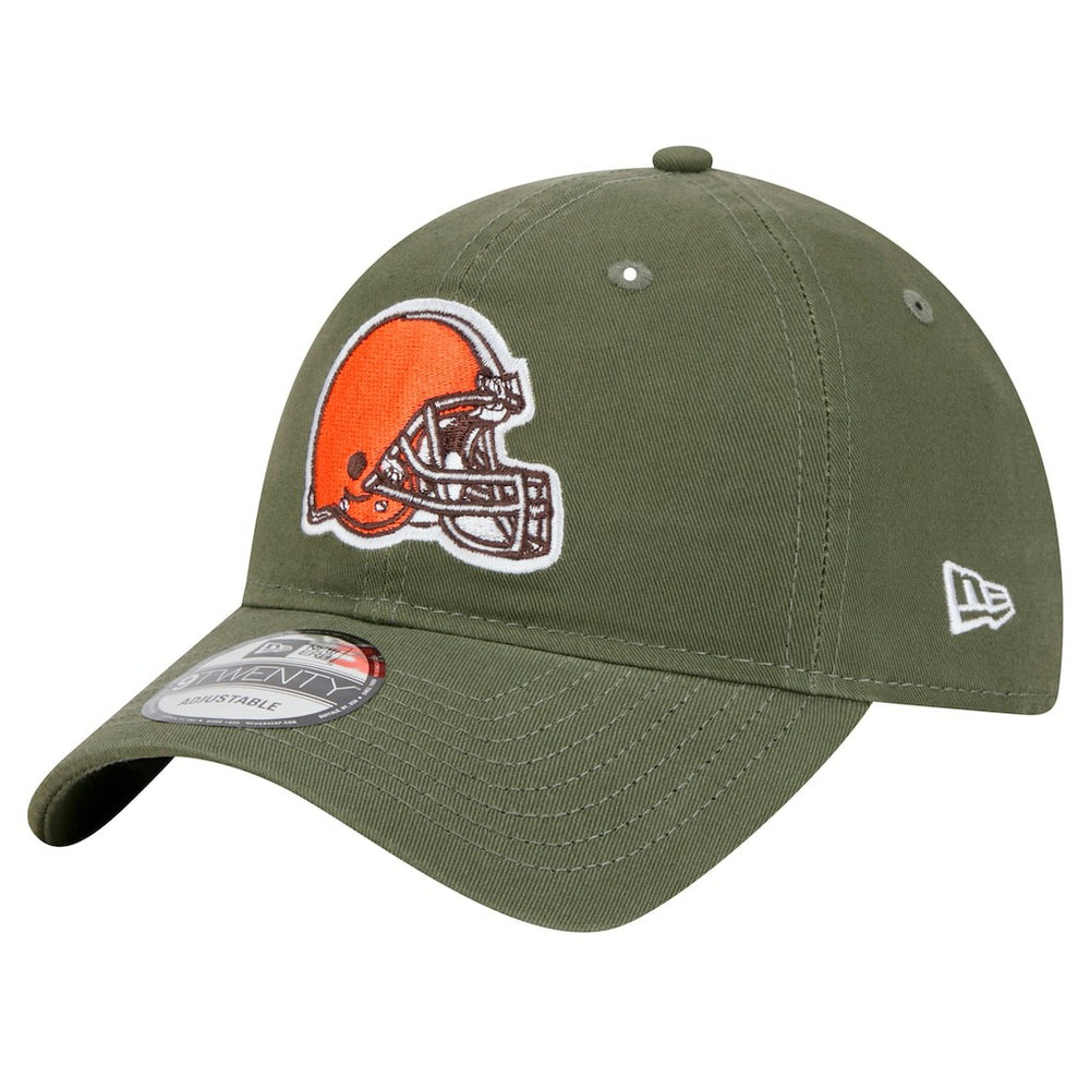 Cleveland Browns New Era Main 9TWENTY Adjustable Hat - Olive Hats
