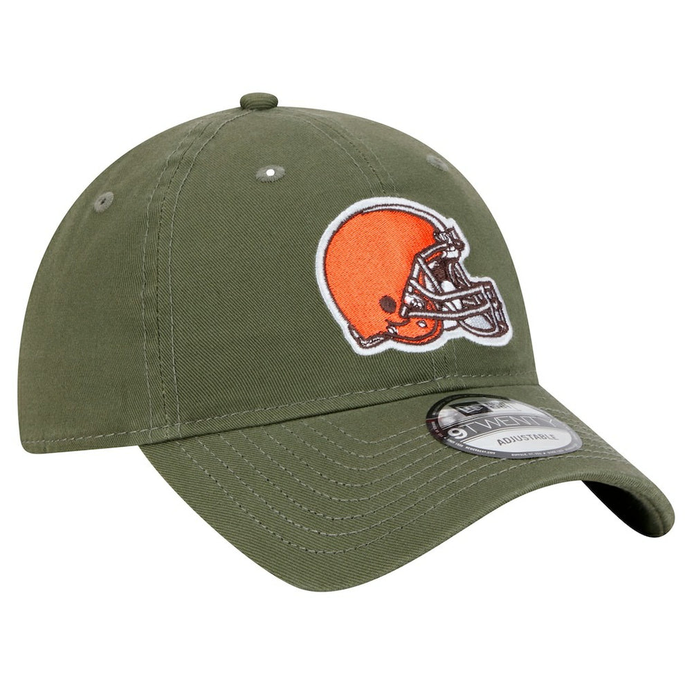 Cleveland Browns New Era Main 9TWENTY Adjustable Hat - Olive Hats