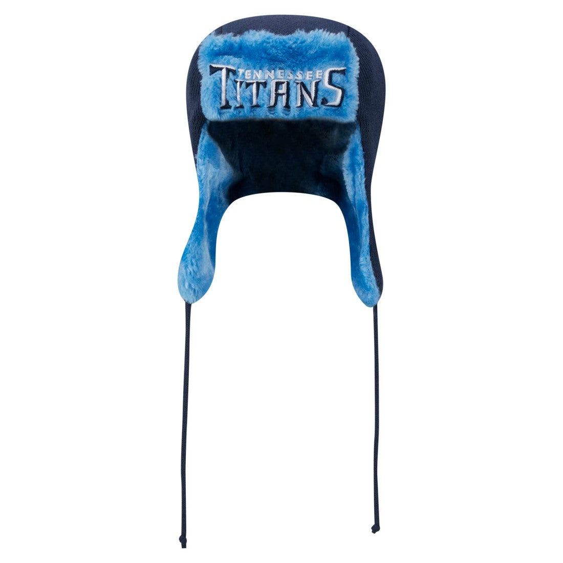 Tennessee Titans New Era Helmet Head Trapper Knit Hat - Navy Hats