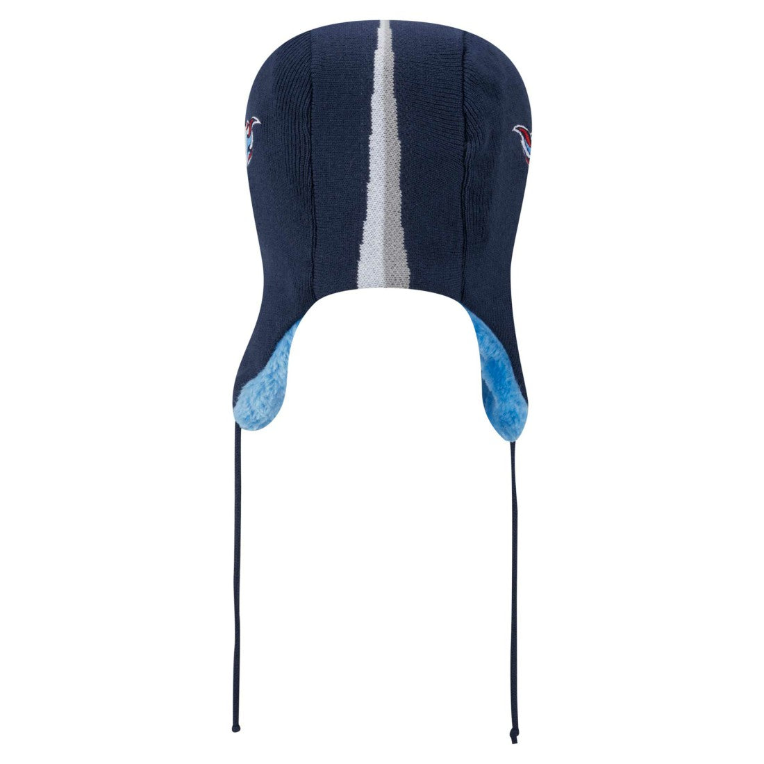 Tennessee Titans New Era Helmet Head Trapper Knit Hat - Navy Hats
