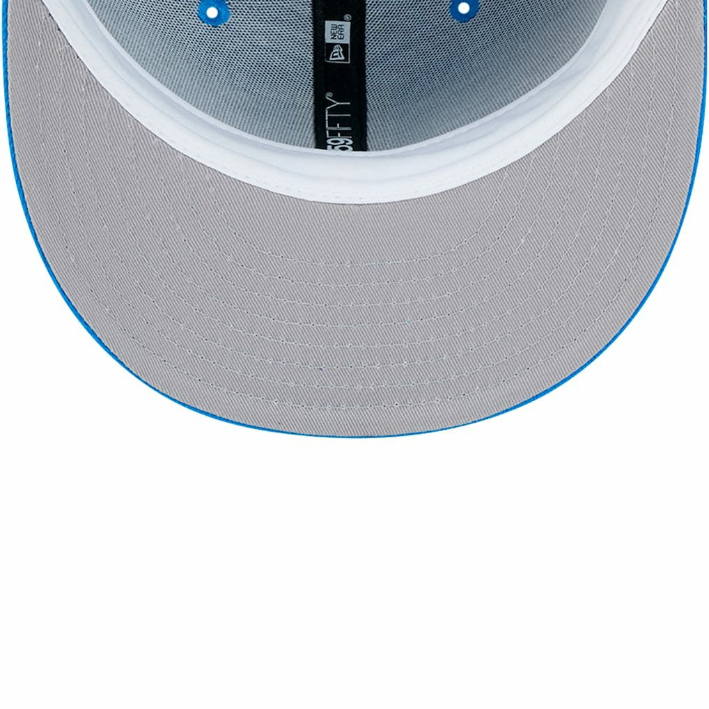 New Era Detroit Lions Blue Alternate Main 59FIFTY Fitted Hat