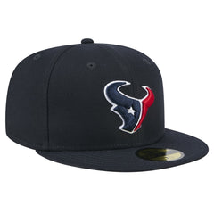 Houston Texans New Era Main 59FIFTY Fitted Hat - Navy Hats