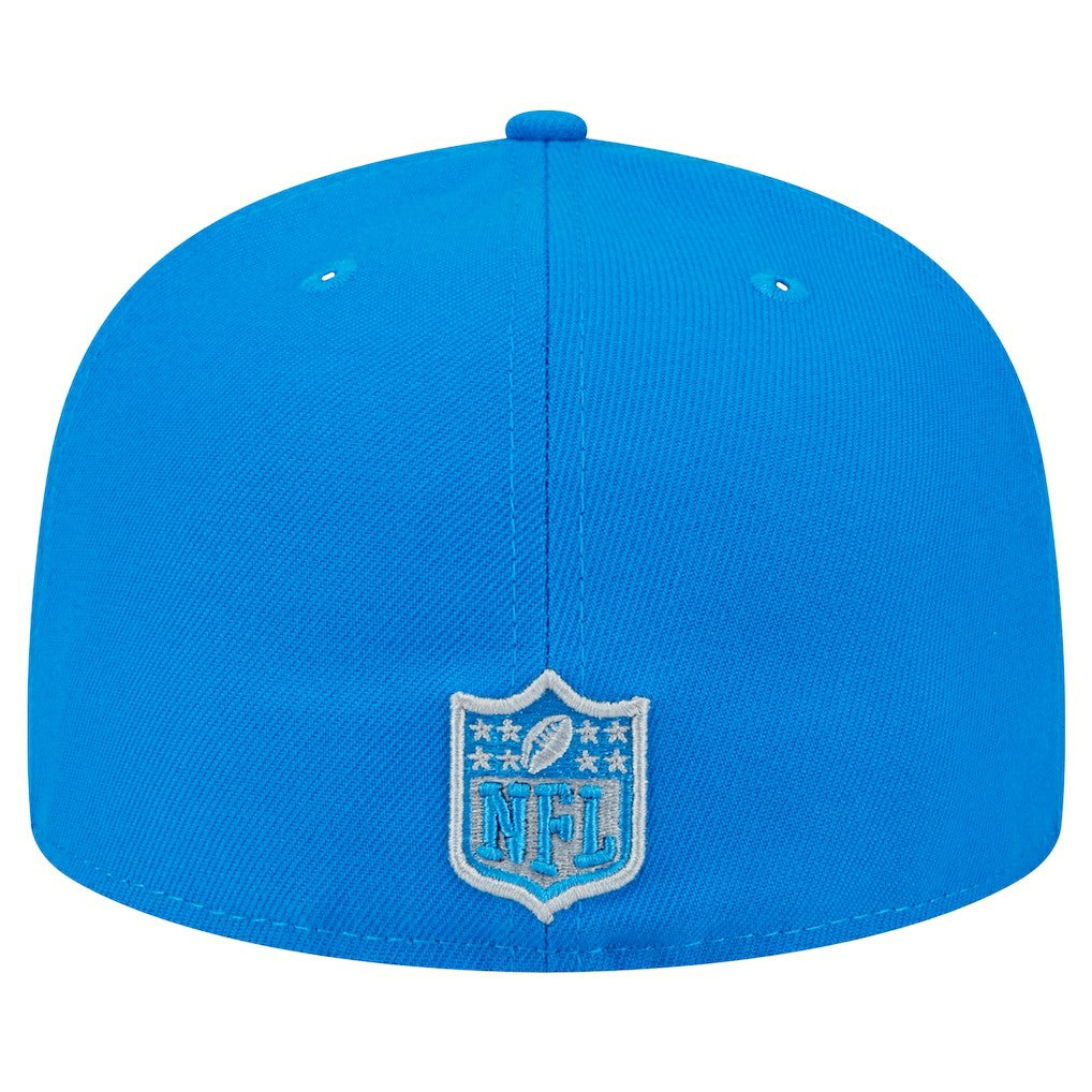 Detroit Lions New Era Main Side Patch 59FIFTY Fitted Hat - Blue Hats