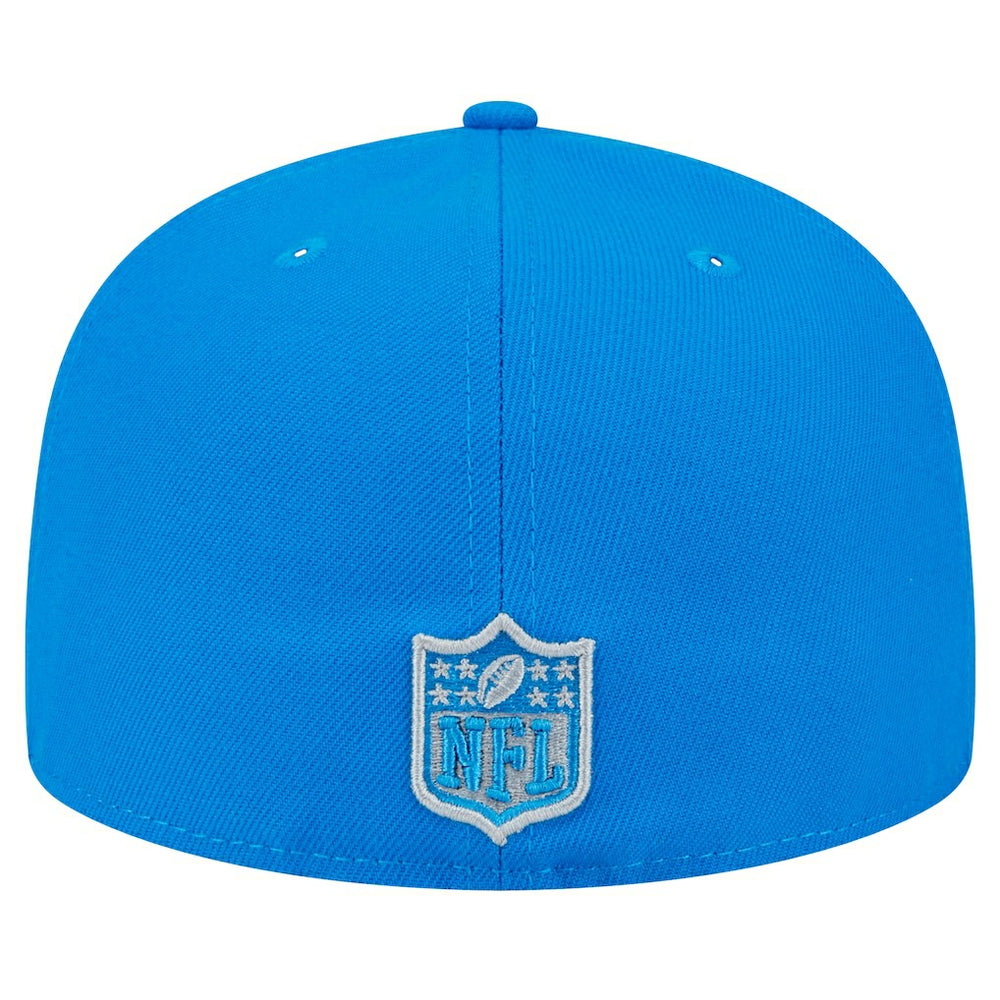 Detroit Lions New Era Main Side Patch 59FIFTY Fitted Hat - Blue Hats