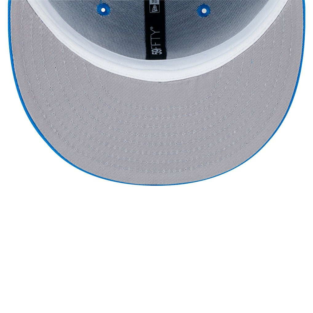 Detroit Lions New Era Main Side Patch 59FIFTY Fitted Hat - Blue Hats