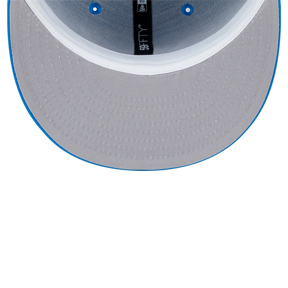 Detroit Lions New Era Main Side Patch 59FIFTY Fitted Hat - Blue Hats