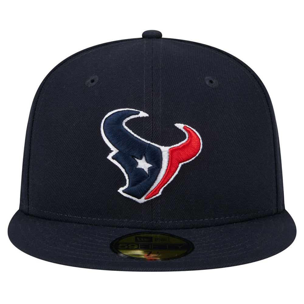 Houston Texans New Era Main Side Patch 59FIFTY Fitted Hat - Navy Hats