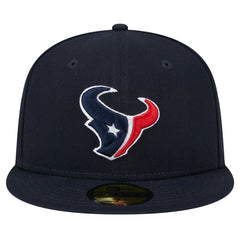 Houston Texans New Era Main Side Patch 59FIFTY Fitted Hat - Navy Hats