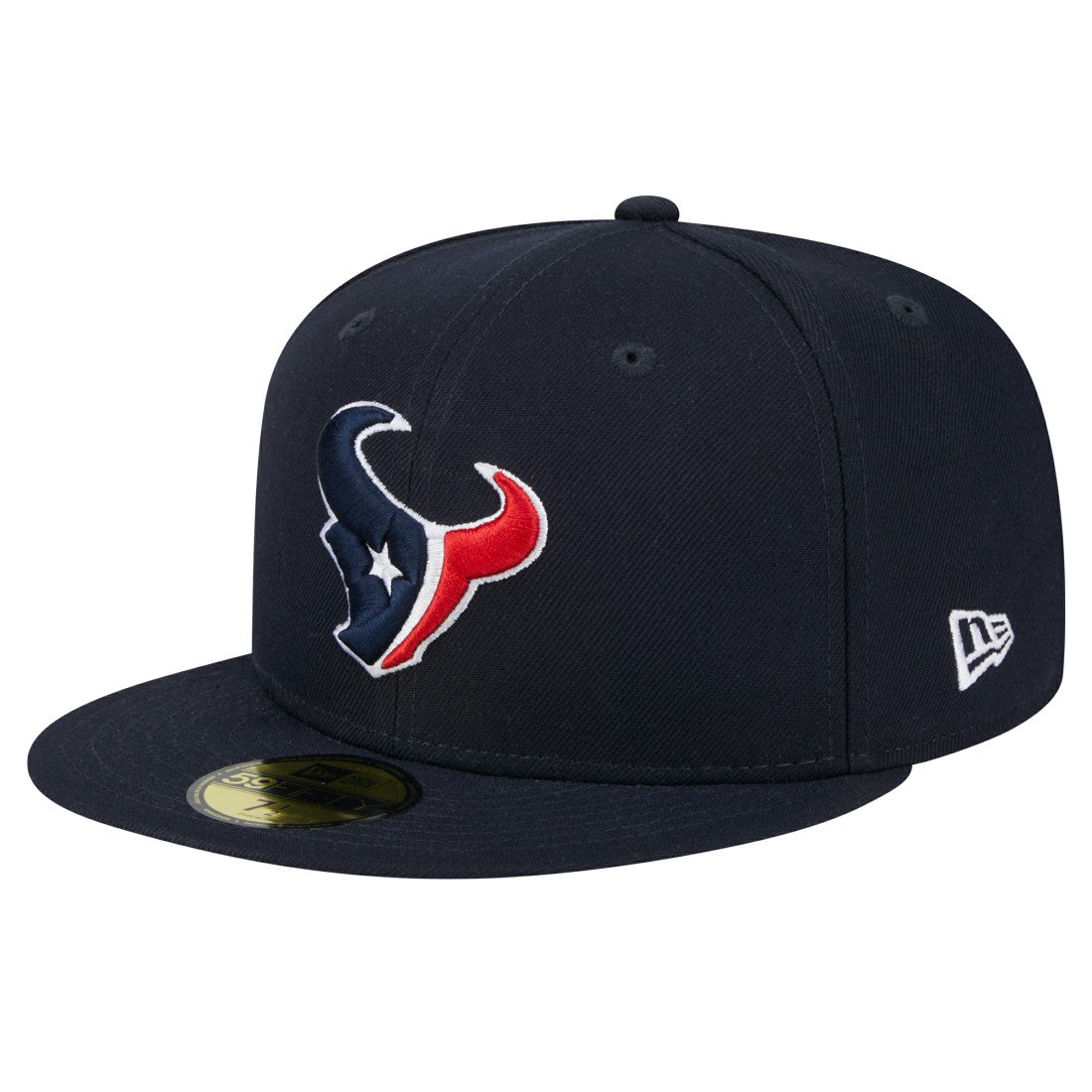 Houston Texans New Era Main Side Patch 59FIFTY Fitted Hat - Navy Hats