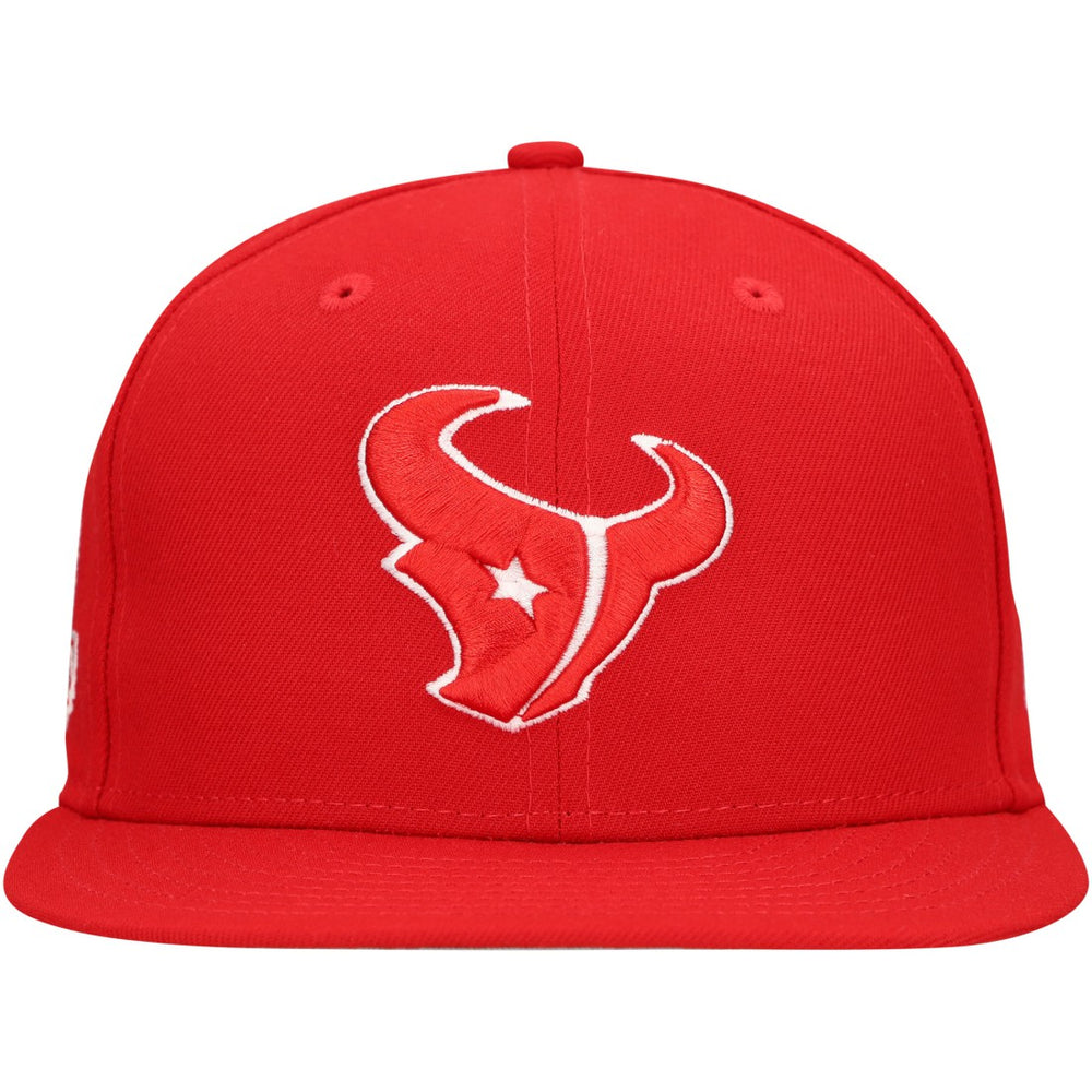 New Era Houston Texans Red Main Patch 59FIFTY Fitted Hat