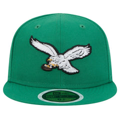 Philadelphia Eagles New Era Youth Main 59FIFTY Fitted Hat - Kelly Green Hats