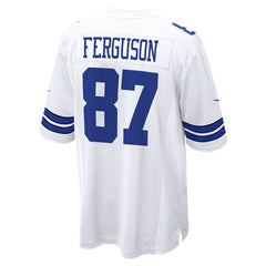 Jake Ferguson Dallas Cowboys Game Jersey - White Jerseys