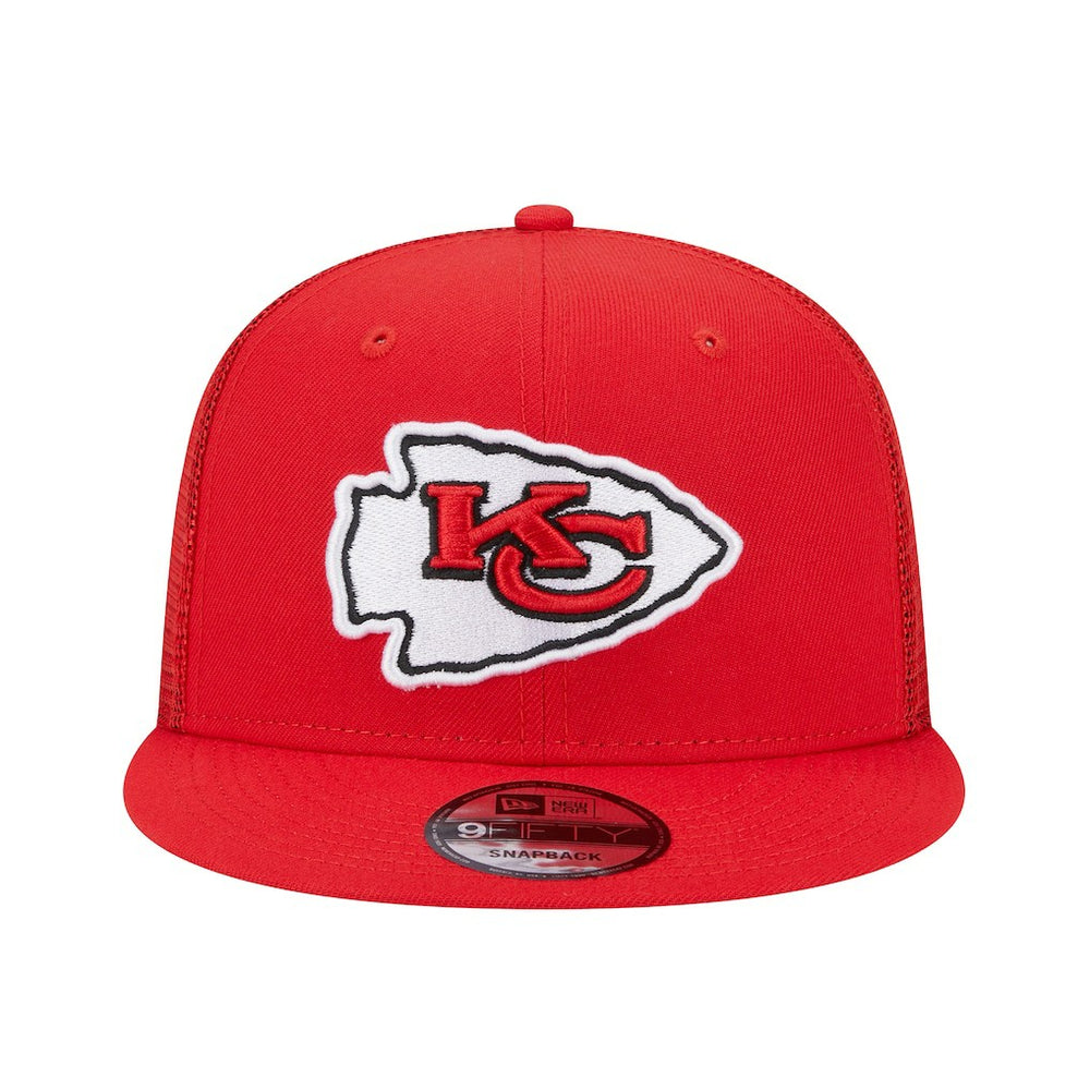 Kansas City Chiefs New Era Main Trucker 9FIFTY Snapback Hat - Red Hats
