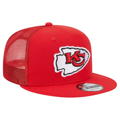 Kansas City Chiefs New Era Main Trucker 9FIFTY Snapback Hat - Red Hats