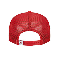 Kansas City Chiefs New Era Main Trucker 9FIFTY Snapback Hat - Red Hats