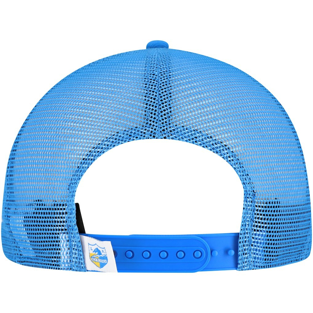 Los Angeles Chargers New Era Throwback Main Trucker 9FIFTY Snapback Hat - Powder Blue Hats