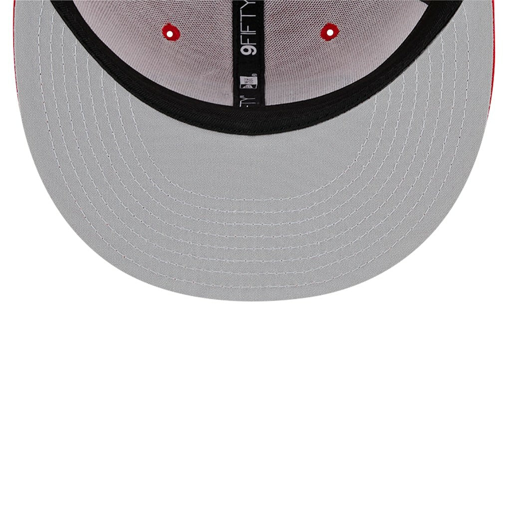 San Francisco 49ers New Era Main Trucker 9FIFTY Snapback Hat - Scarlet Hats