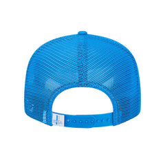 Detroit Lions New Era Throwback Main Trucker 9FIFTY Snapback Hat - Blue Hats