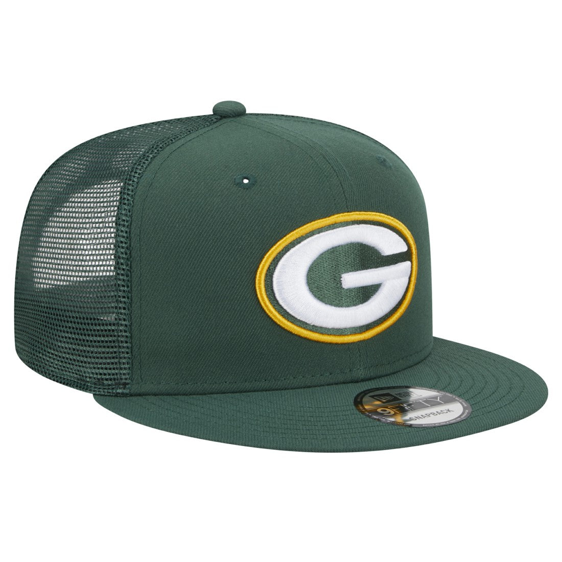 Green Bay Packers New Era Main Trucker 9FIFTY Snapback Hat - Green Hats