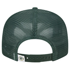 Green Bay Packers New Era Main Trucker 9FIFTY Snapback Hat - Green Hats