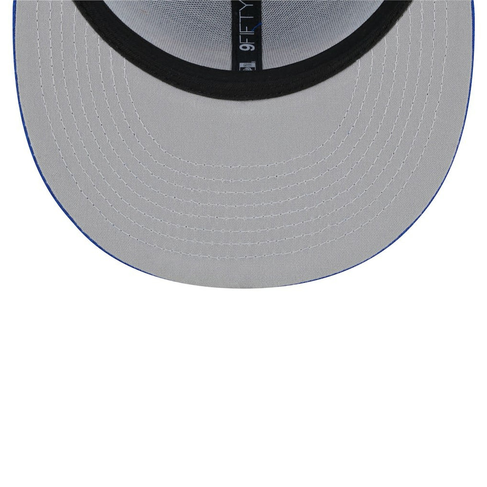 Buffalo Bills New Era Throwback Main Trucker 9FIFTY Snapback Hat - Royal Hats