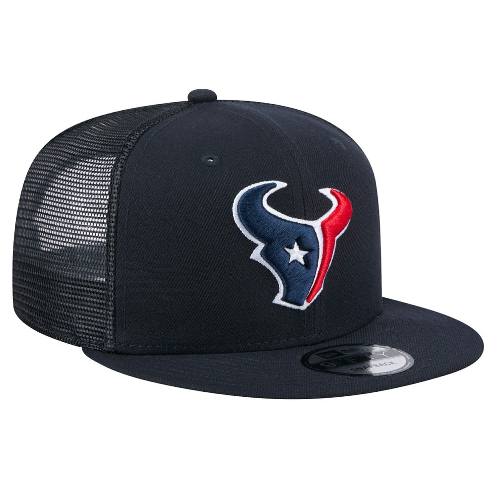 Houston Texans New Era Main Trucker 9FIFTY Snapback Hat - Navy Hats