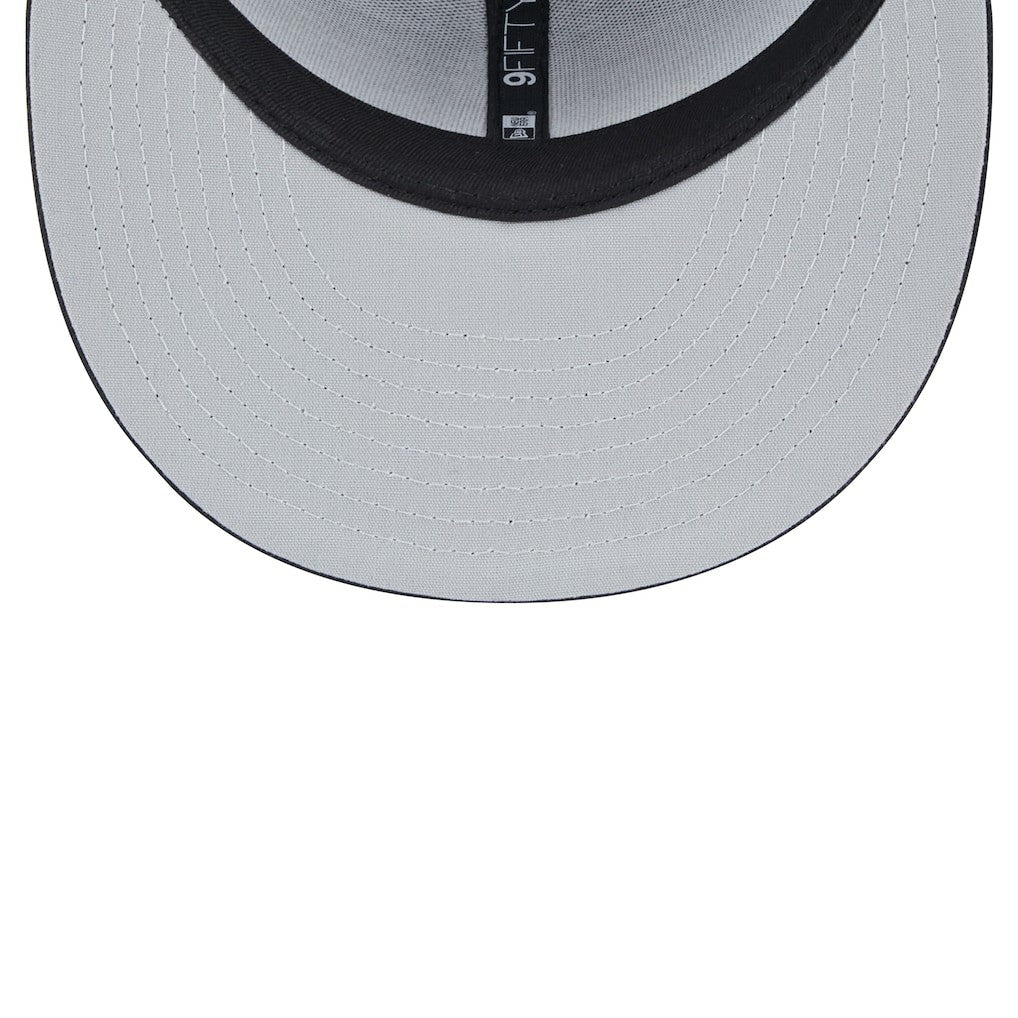 New Era Cincinnati Bengals Black Main Trucker 9FIFTY Snapback Hat