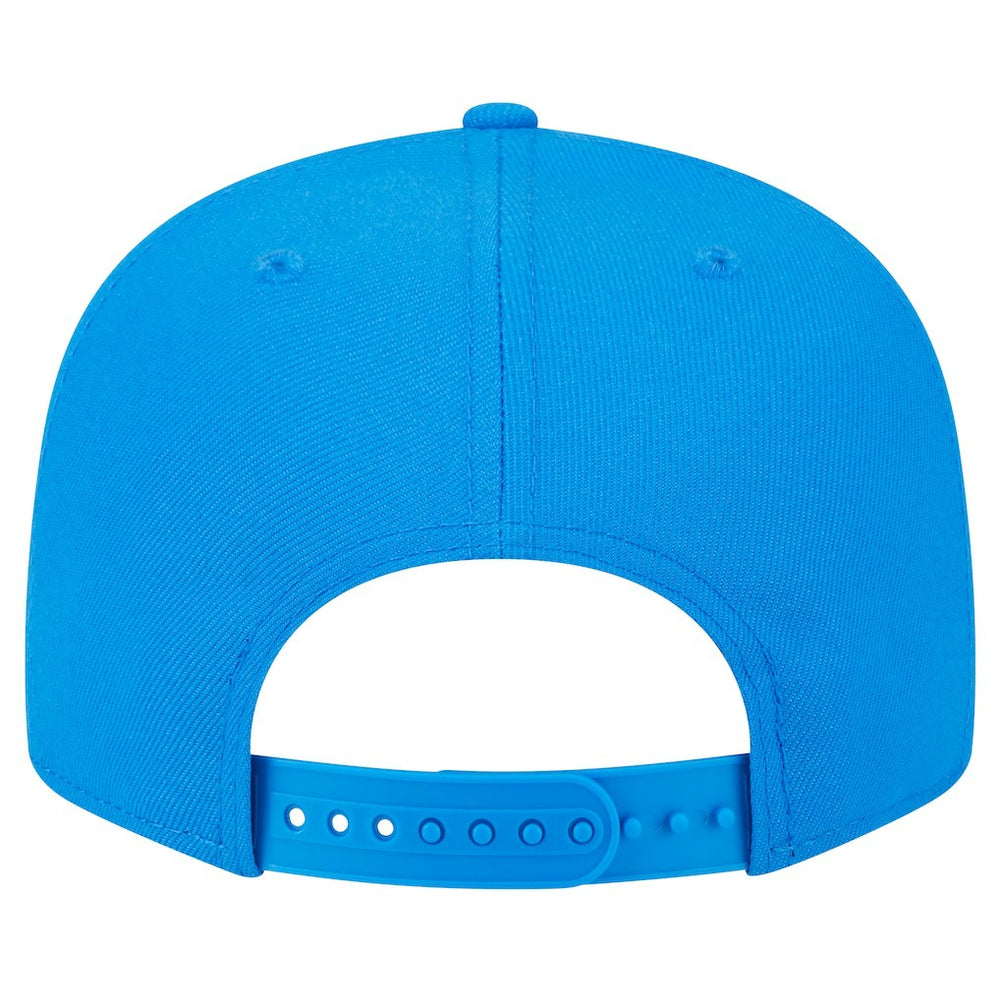 Detroit Lions New Era Main Script 9FIFTY Snapback Hat - Blue Hats