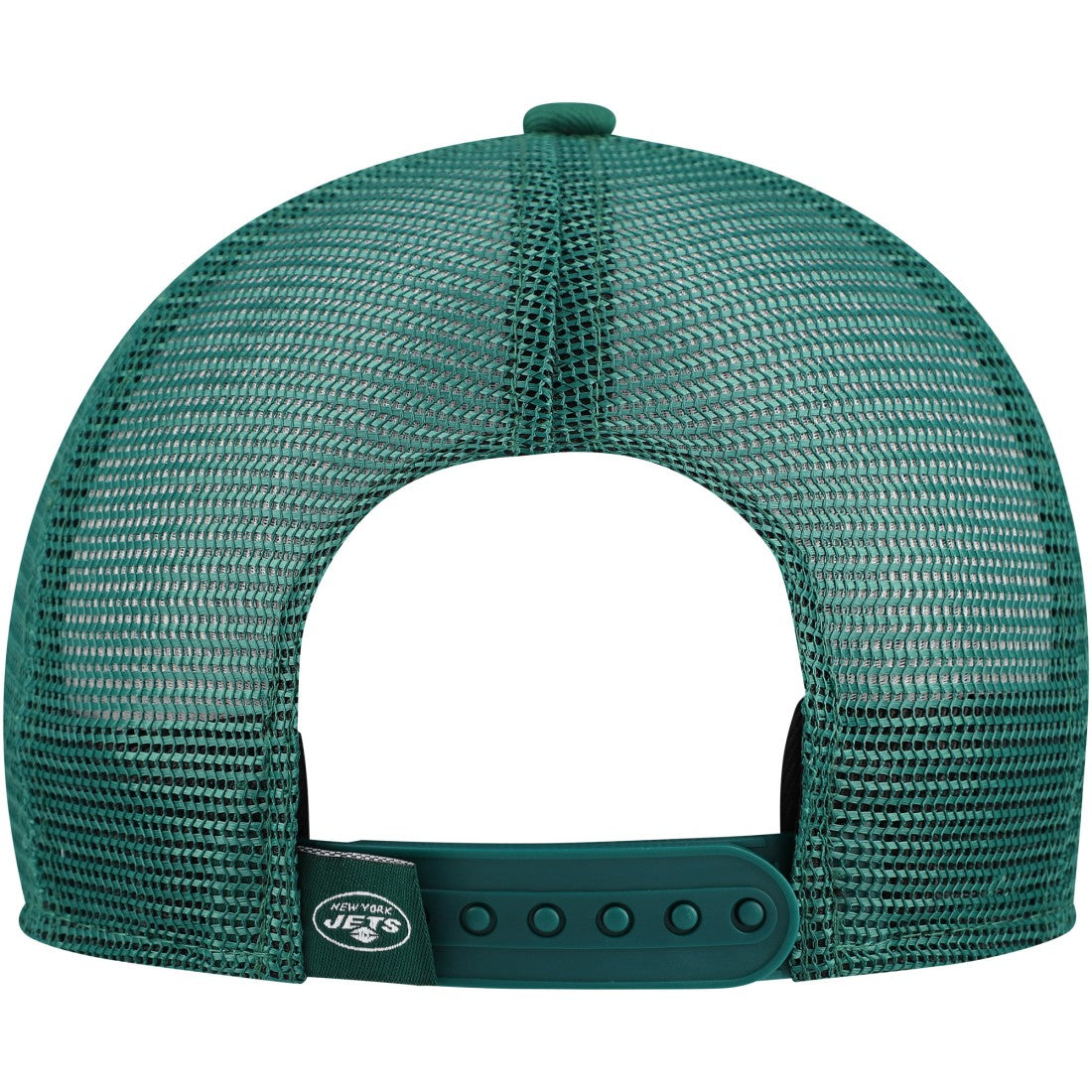 New York Jets New Era Youth Distressed 9FIFTY A-Frame Snapback Hat - White/Green Hats