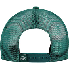 New York Jets New Era Youth Distressed 9FIFTY A-Frame Snapback Hat - White/Green Hats