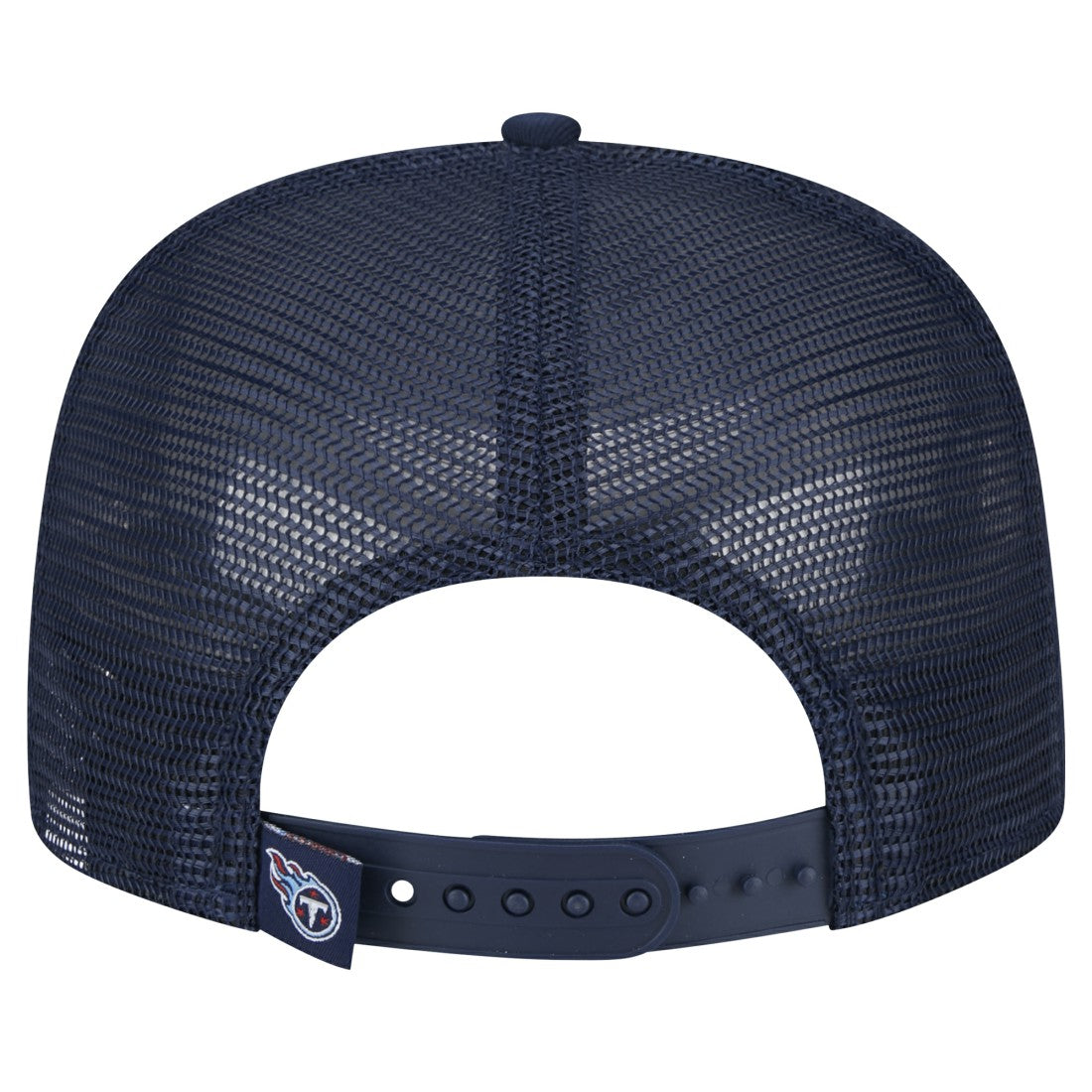 Tennessee Titans New Era Youth Distressed 9FIFTY A-Frame Snapback Hat - White/Navy Hats