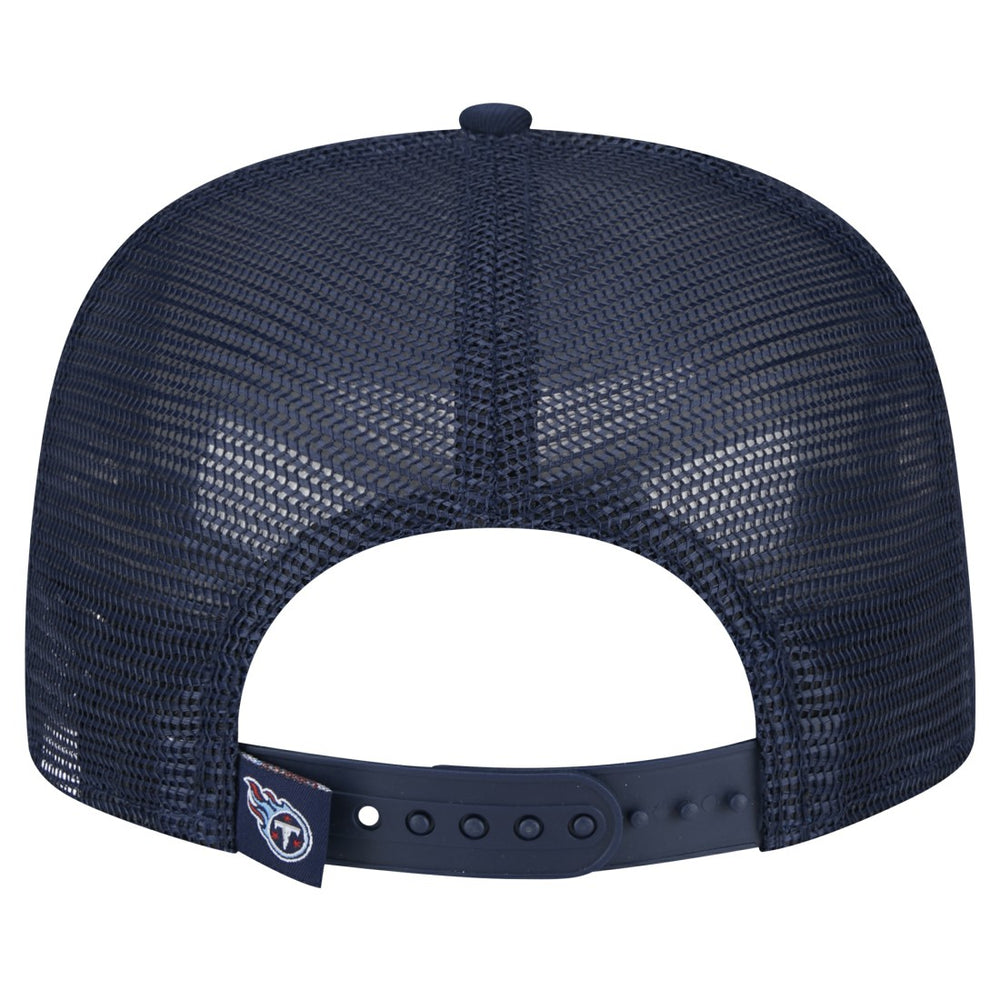 Tennessee Titans New Era Youth Distressed 9FIFTY A-Frame Snapback Hat - White/Navy Hats