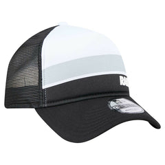 Las Vegas Raiders New Era Youth Sport Night Color Block 9FORTY A-Frame Trucker Adjustable Hat - Black Hats