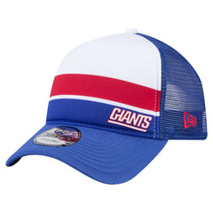 New York Giants New Era Youth Sport Night Color Block 9FORTY A-Frame Trucker Adjustable Hat - Royal Hats